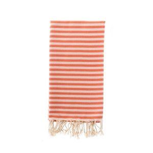Stylish Luxury Hand Loomed Towel- Coral